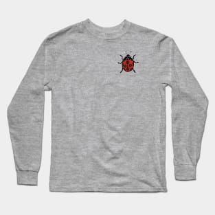 Ladybug Pocket Patch Long Sleeve T-Shirt